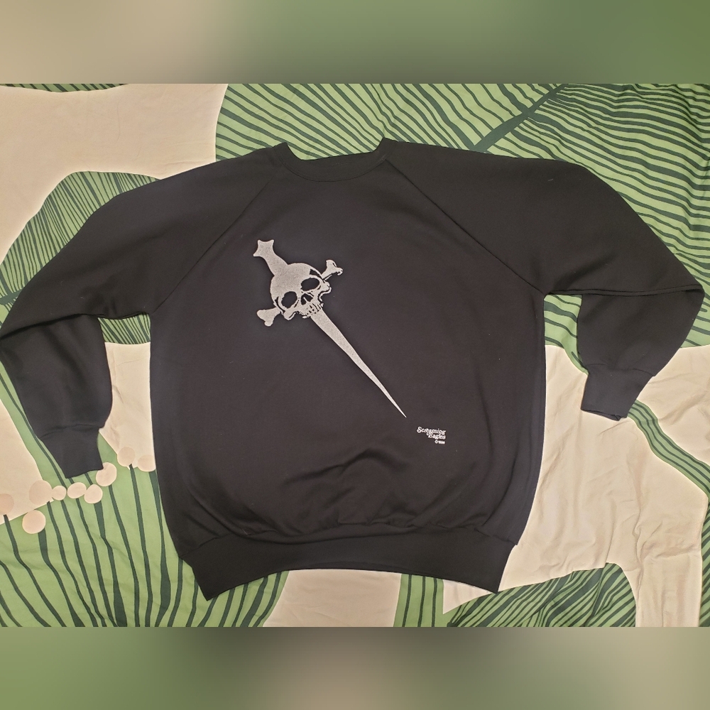 DEADSTOCK NWOT 80's Biker Sweatshirt